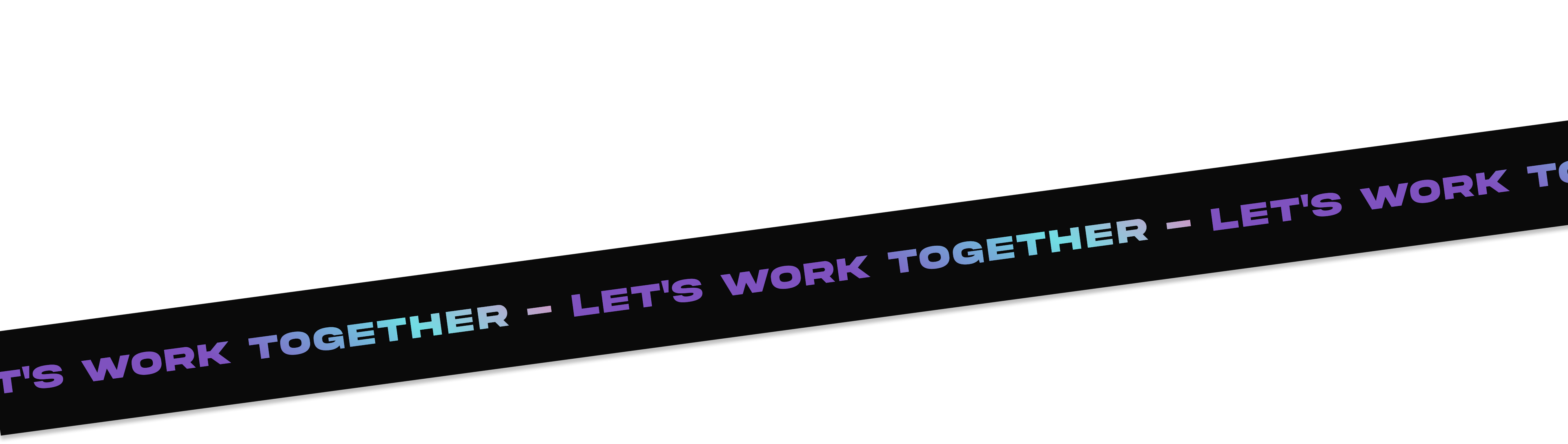 Let's work together
